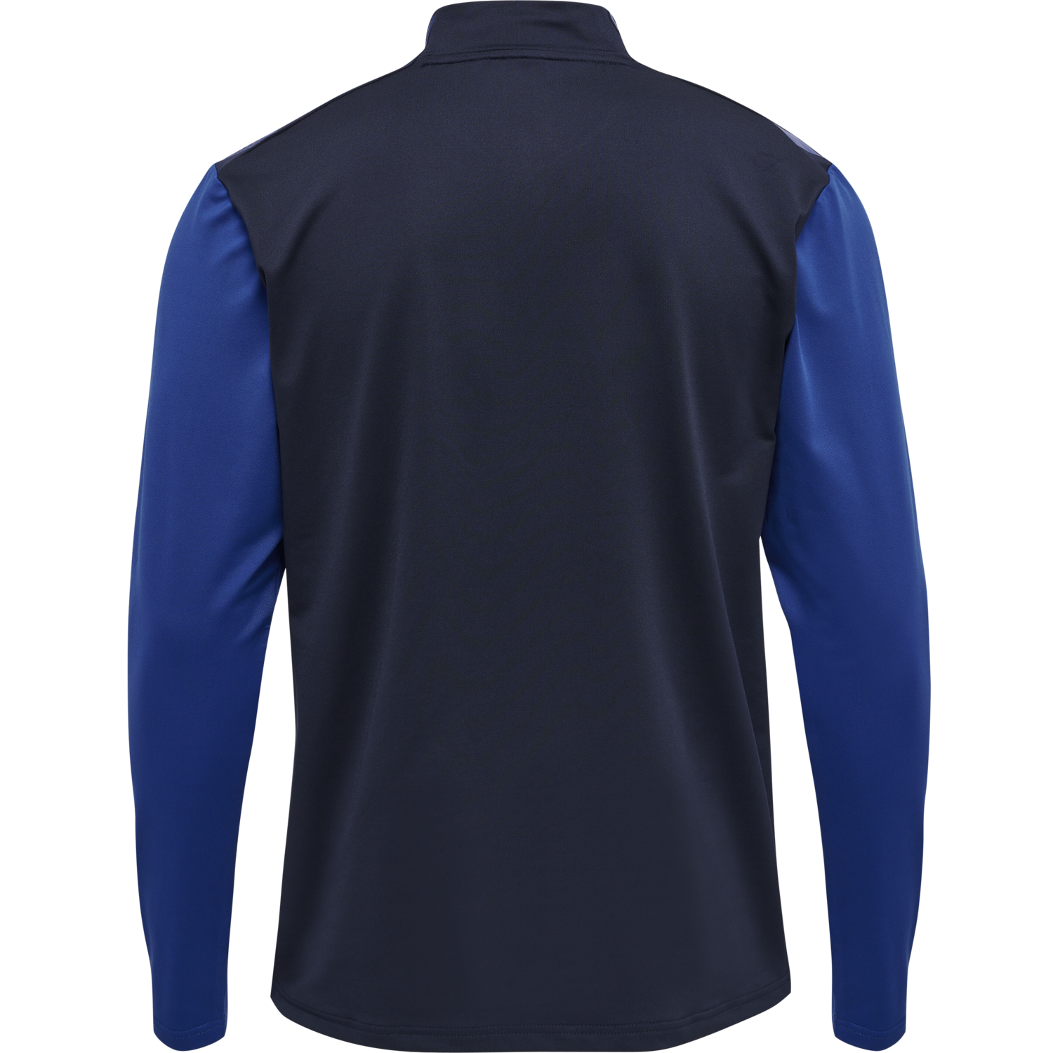 hmlPRO GRID HALF ZIP TRAINING L/S, MARITIME BLUE/SURF THE WEB, packshot