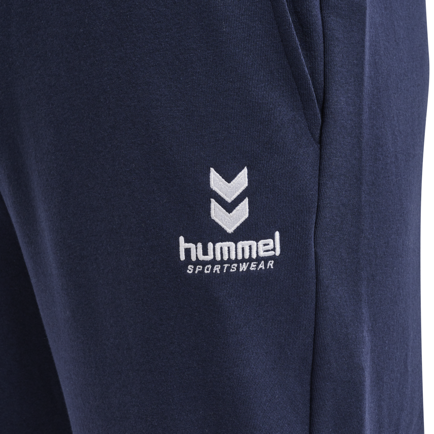 hmlOSCAR TAPERED PANTS, PEACOAT, packshot