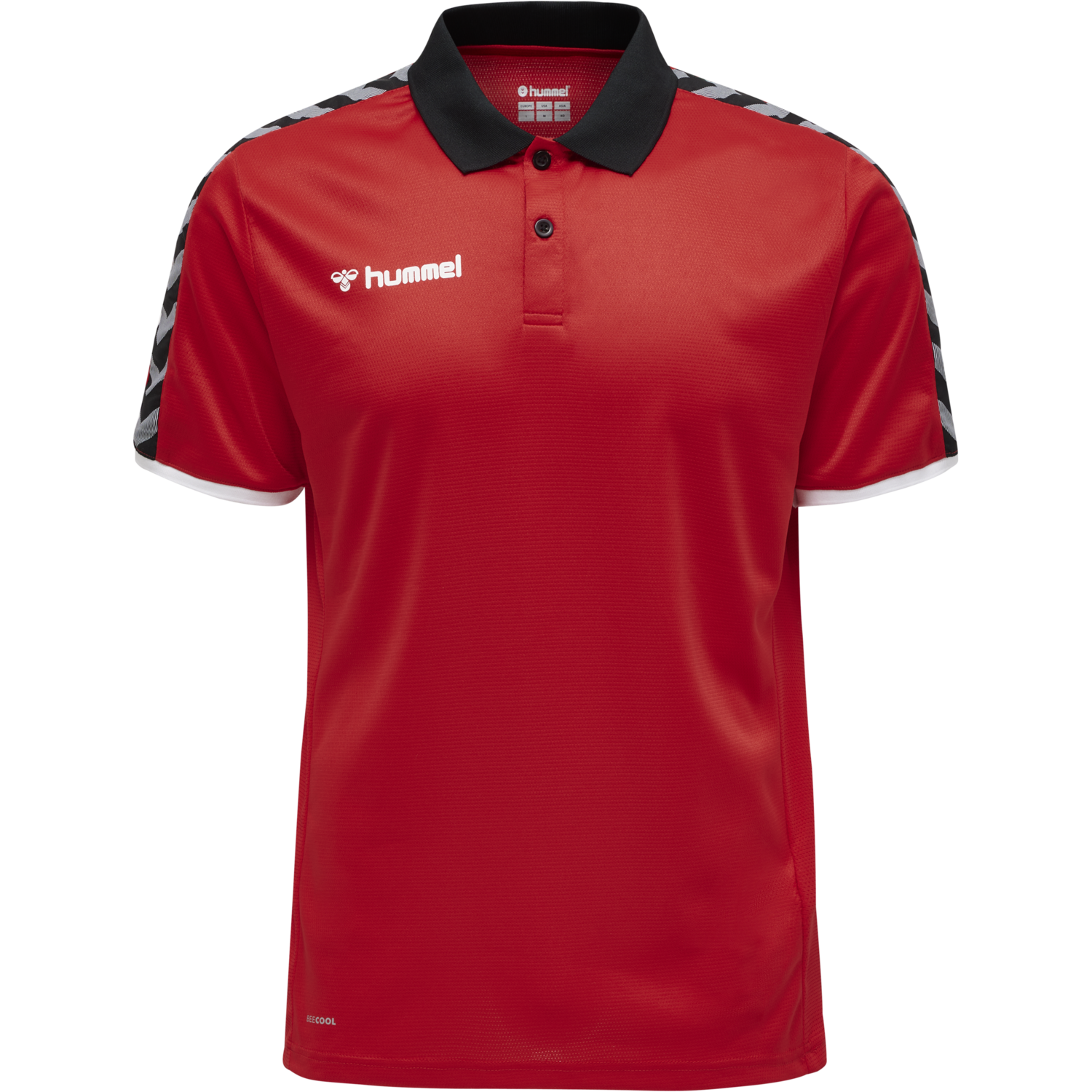 hmlAUTHENTIC FUNCTIONAL POLO, TRUE RED, packshot
