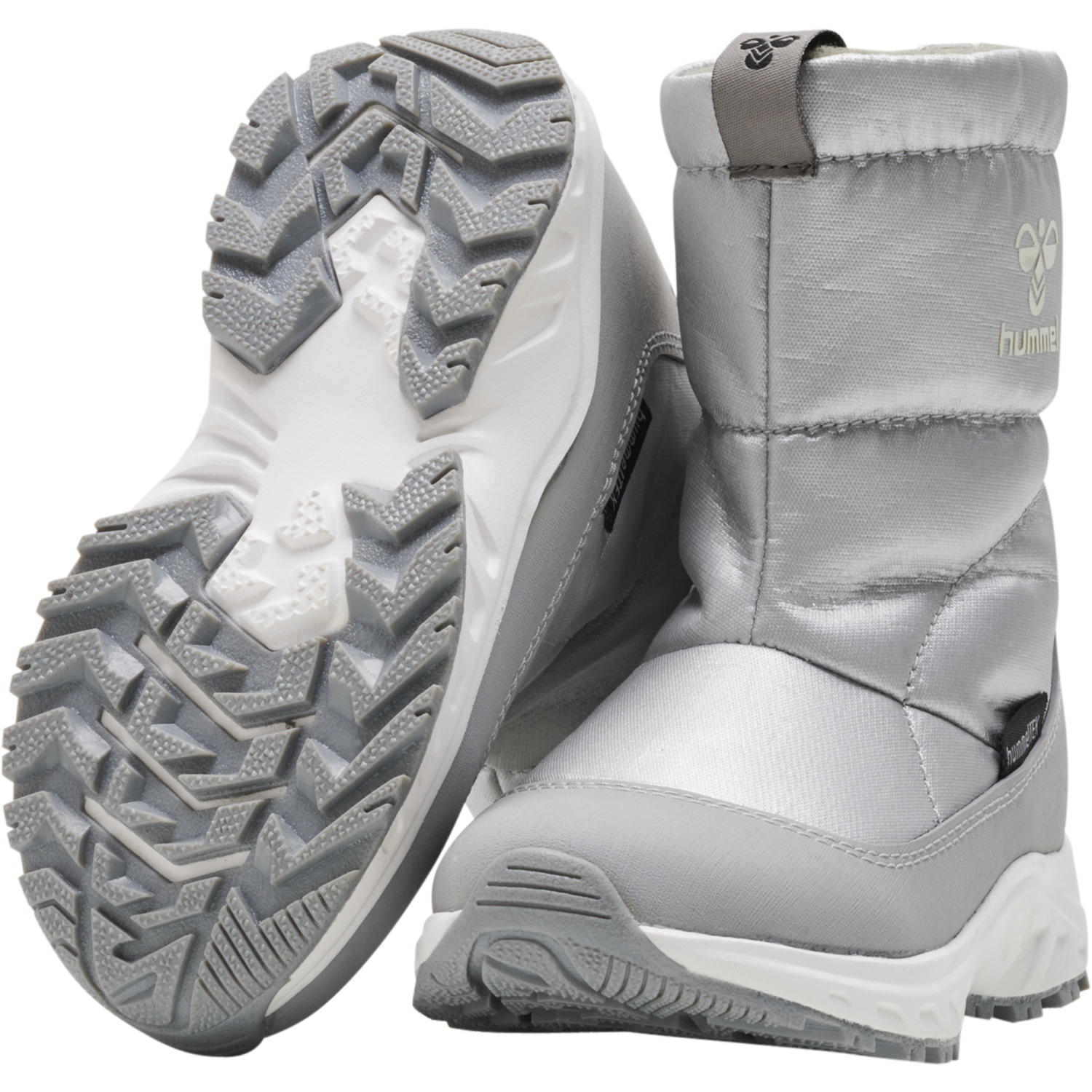 ROOT PUFFER RECYCLED TEX INFANT, SILVER, packshot