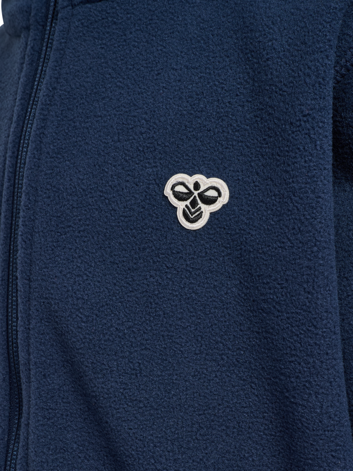 hmlJR FLEECE ZIP JACKET BEE, DRESS BLUES, packshot
