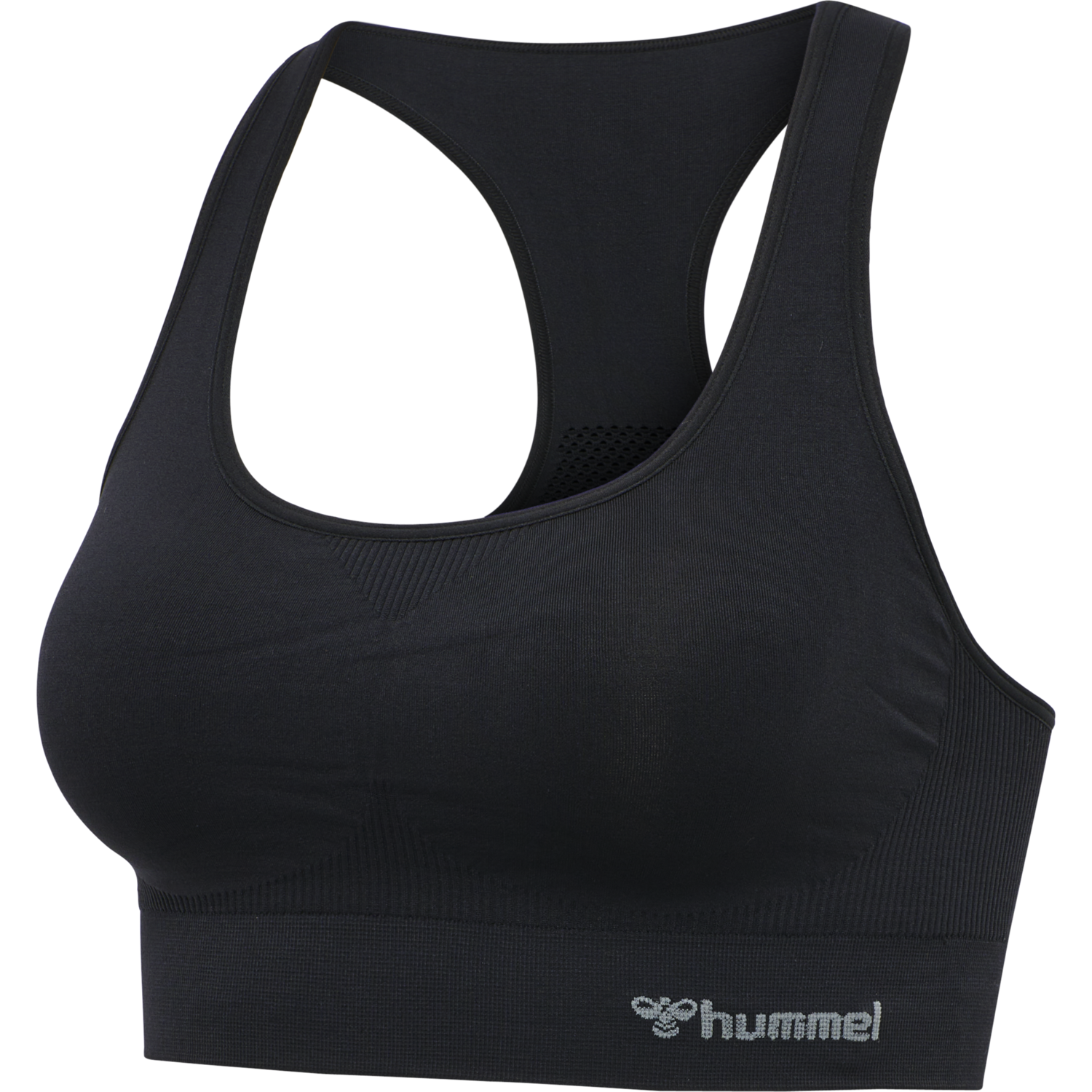 hmlTIF SEAMLESS SPORTS TOP, BLACK, packshot