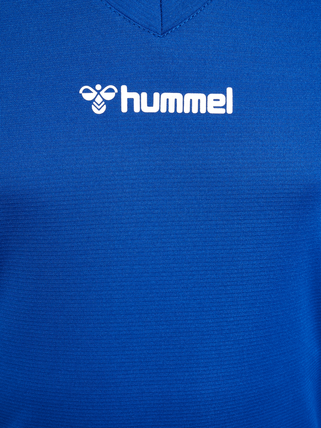 hmlBL ESSENTIAL TEE L/S KIDS, TRUE BLUE, packshot