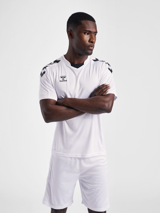 hmlCORE XK POLY JERSEY S/S, WHITE, model