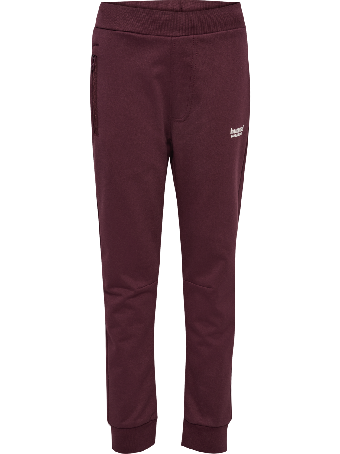 hmlJR REGULAR ADJ WAIST PANTS, VINEYARD WINE, packshot