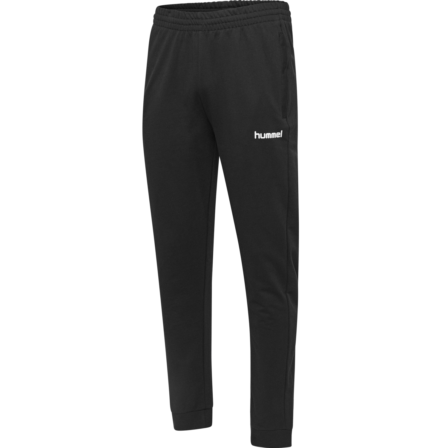 HMLGO COTTON PANT, BLACK, packshot