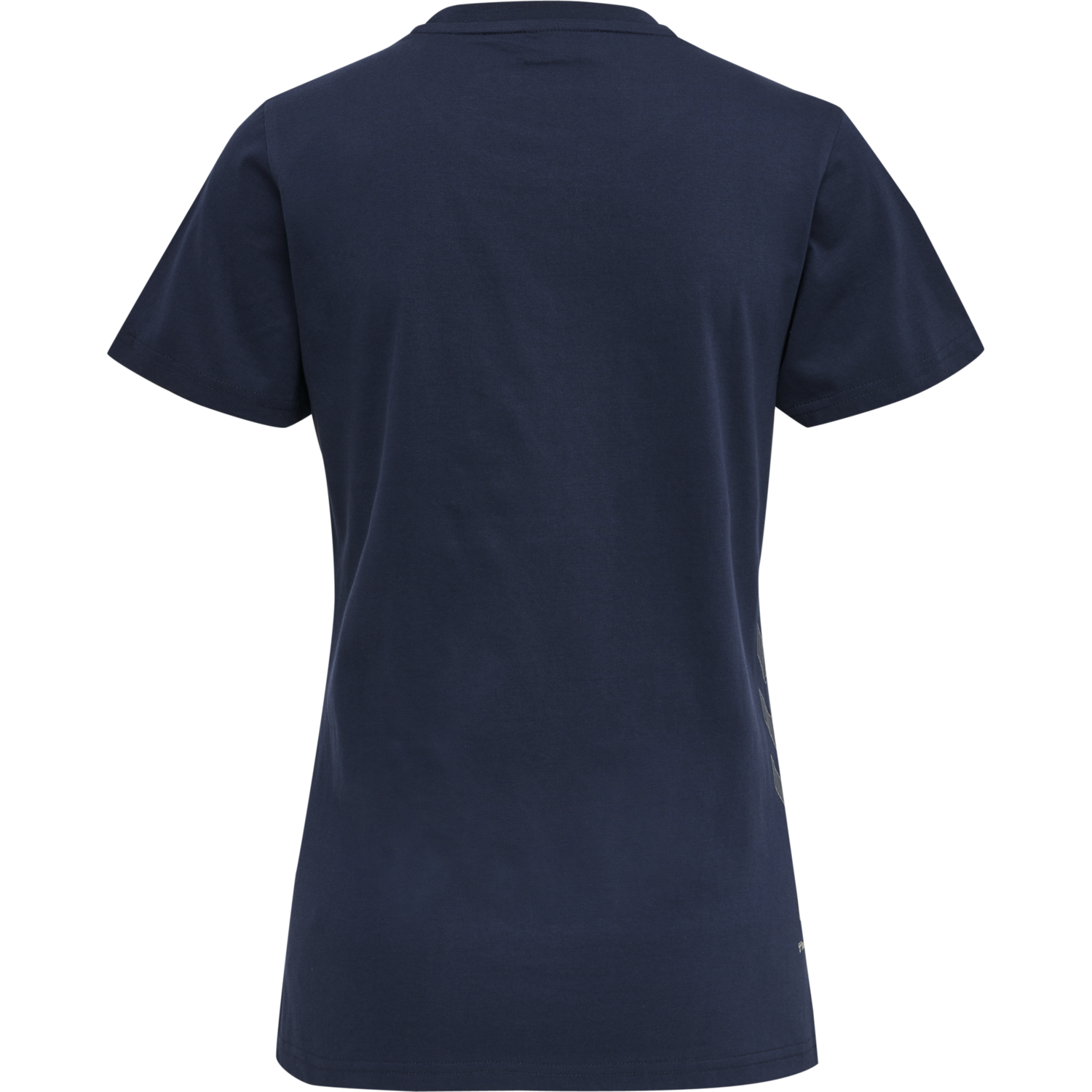 hmlMOVE GRID COTTON T-SHIRT S/S WOM, MARINE, packshot