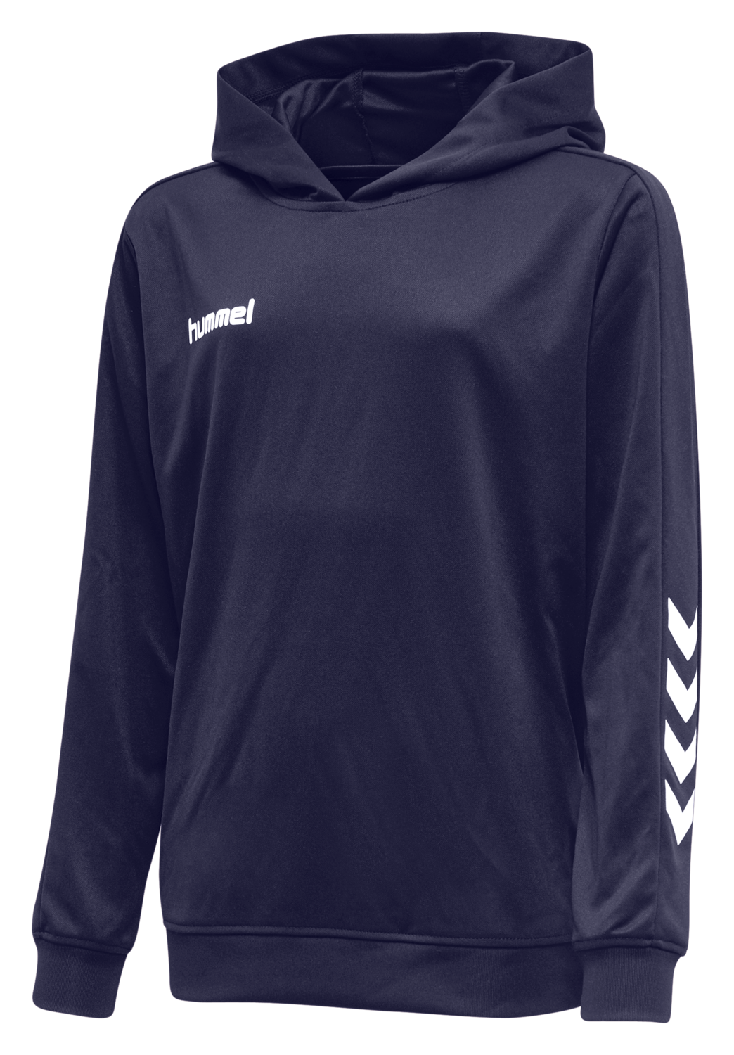 hmlPROMO POLY HOODIE, MARINE, packshot