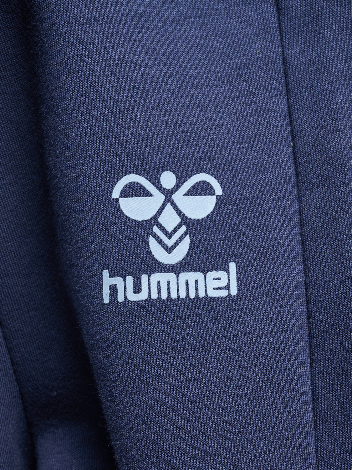 hmlHUMMING CREWSUIT, BLACK IRIS/FADED DENIM, packshot