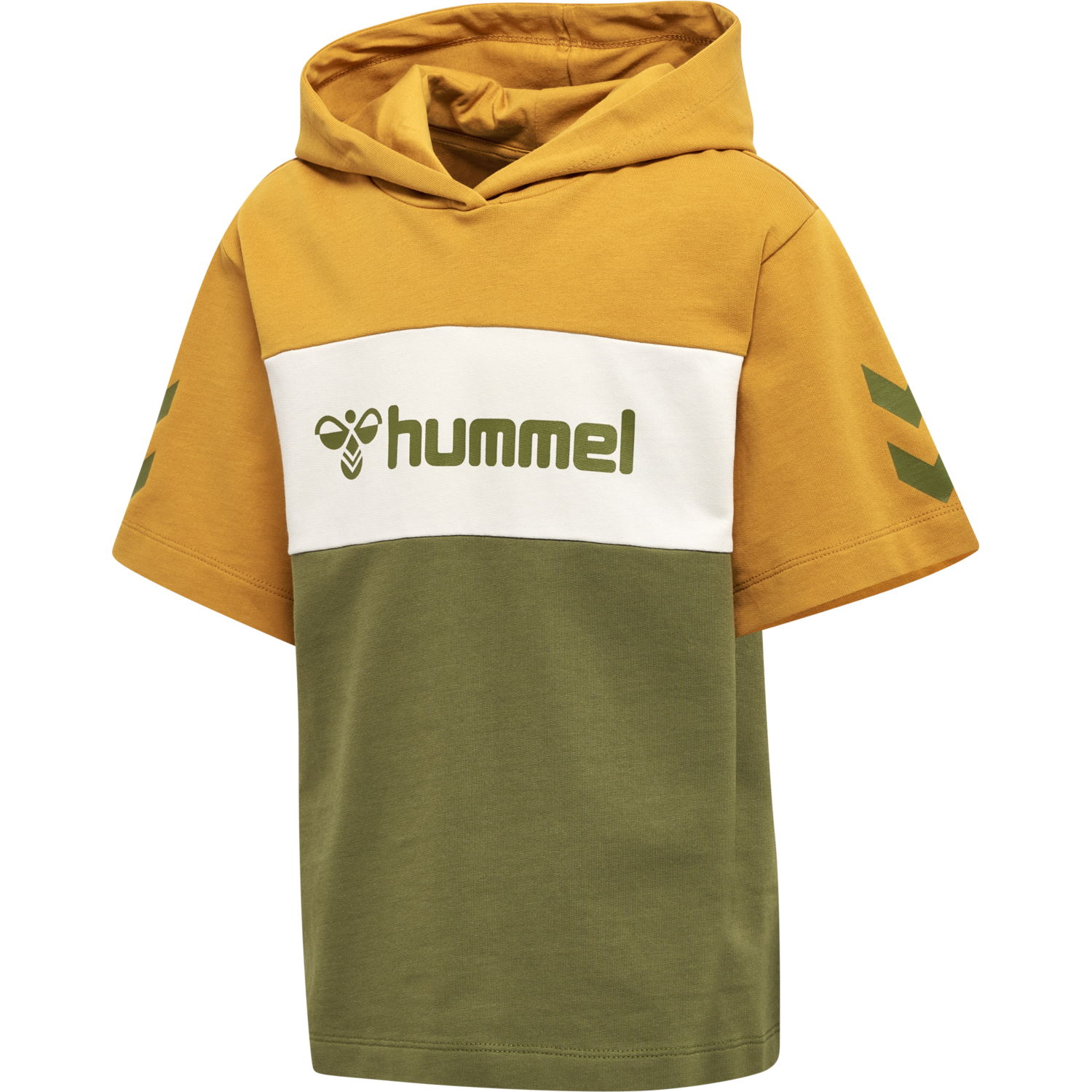 hmlCLOUD HOODIE S/S, OLIVE BRANCH, packshot