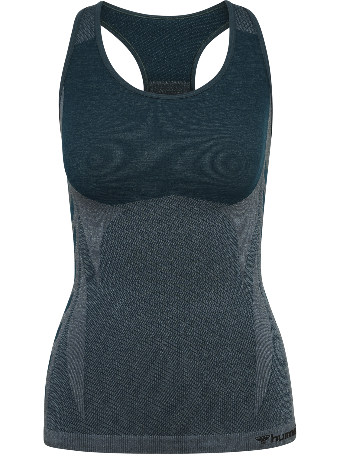 hmlCLEA SEAMLESS TOP, DARK SEA, packshot