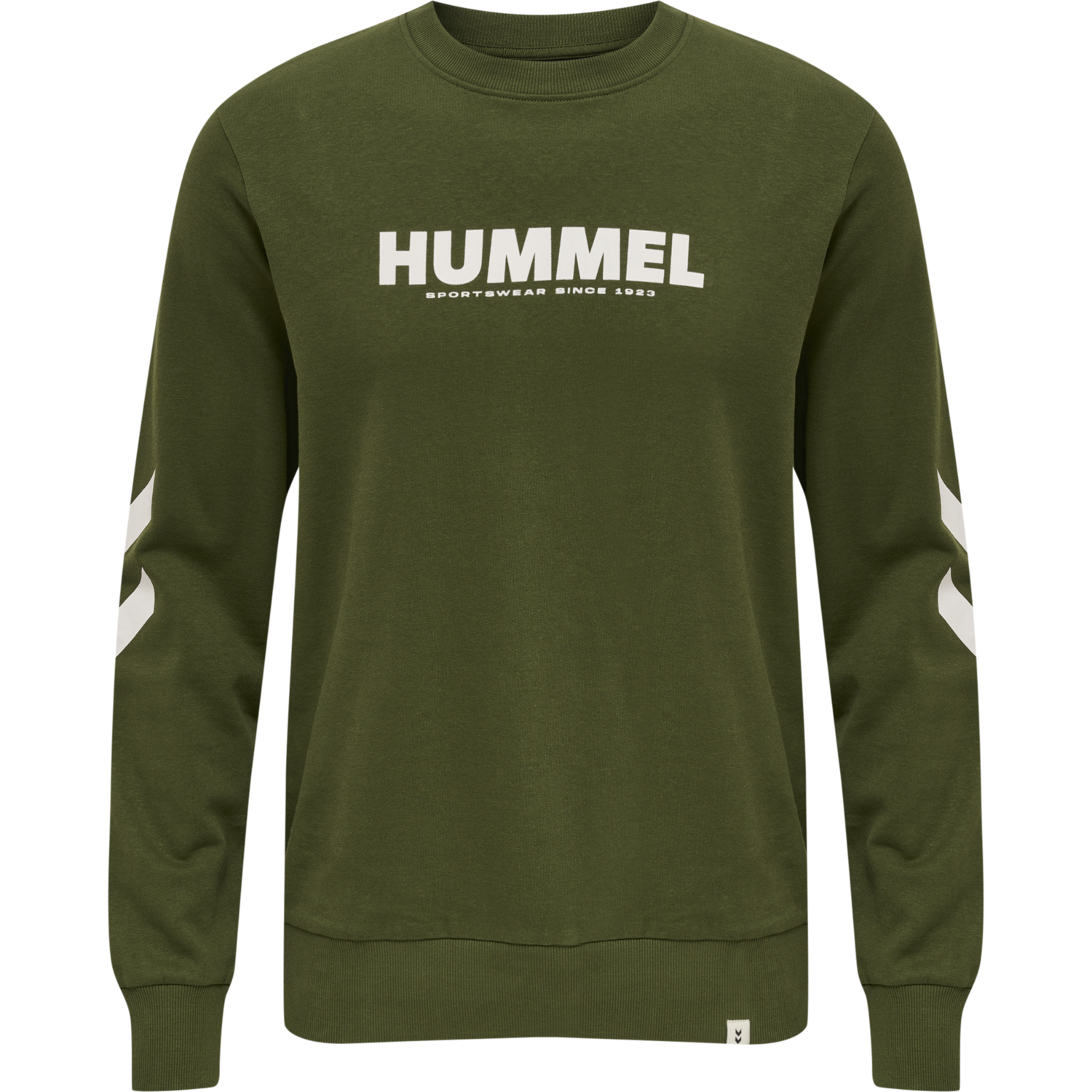 hmlLEGACY SWEATSHIRT, RIFLE GREEN, packshot