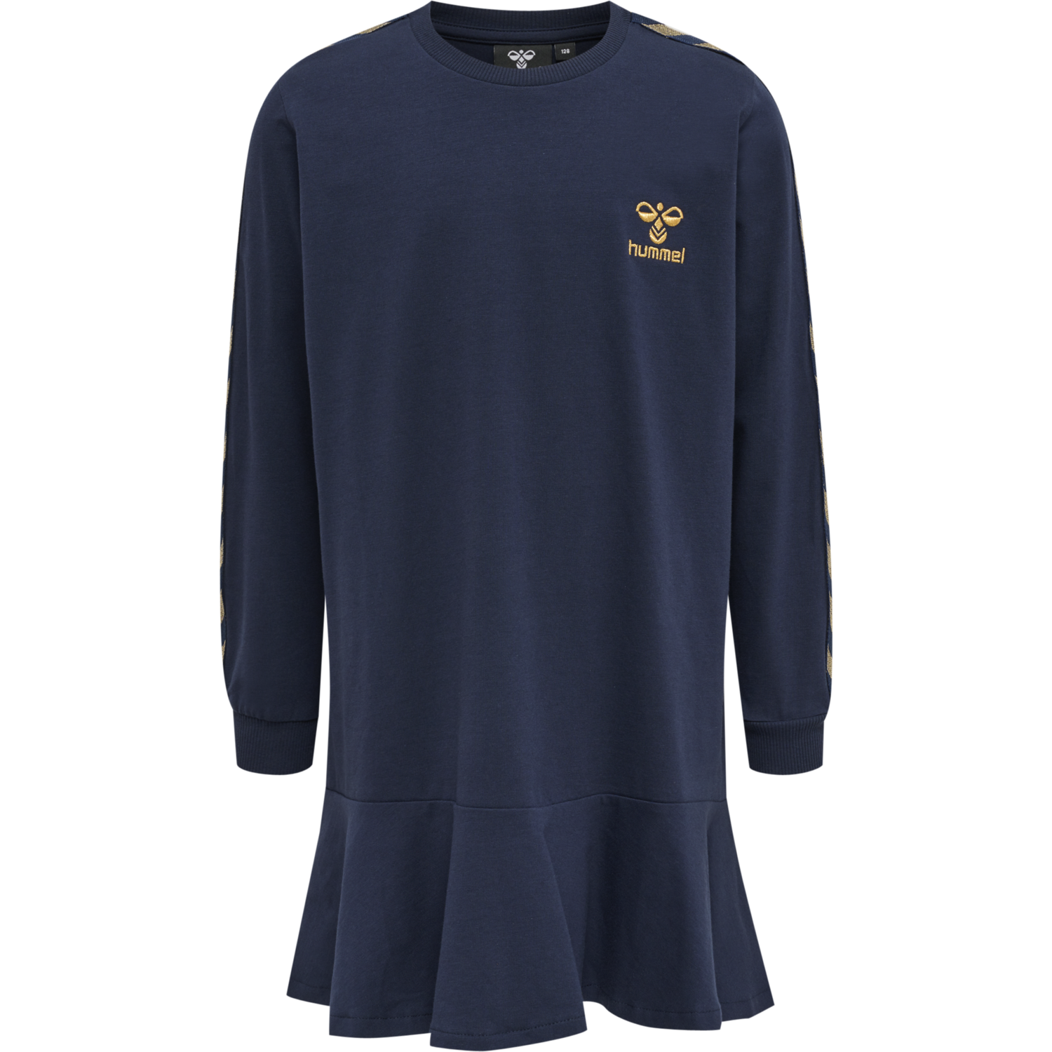 hmlEVELYN DRESS L/S, BLACK IRIS, packshot