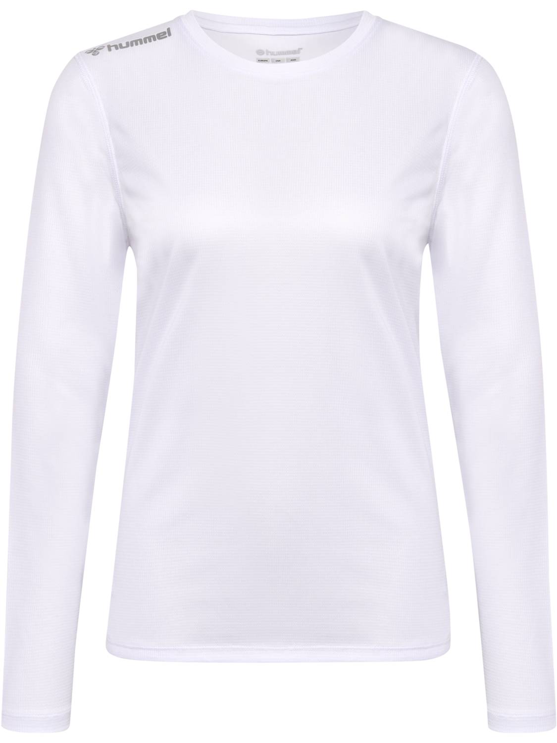 hmlRUN JERSEY L/S WOMAN, WHITE, packshot