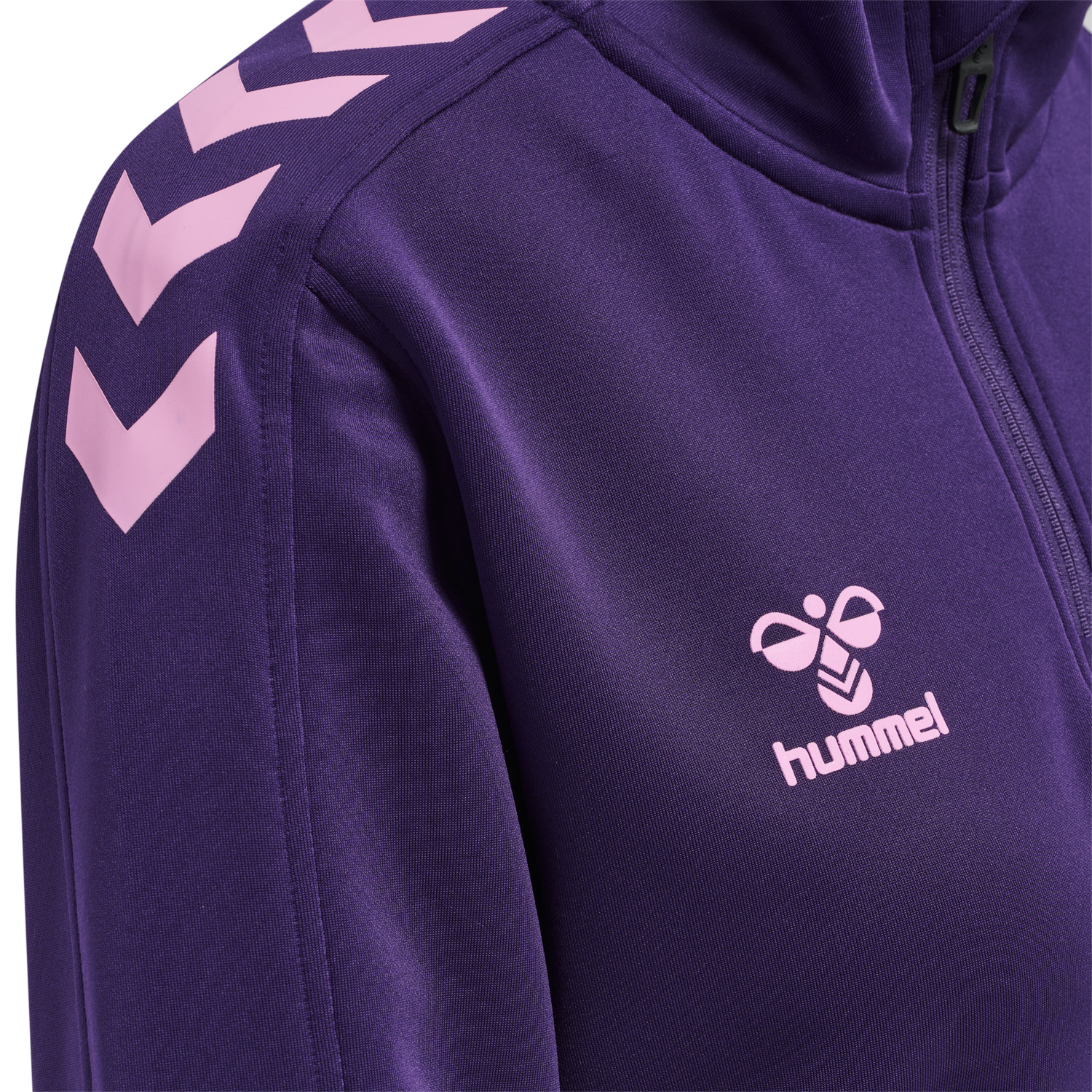 hmlCORE XK HALF ZIP SWEAT WOMAN, ACAI, packshot