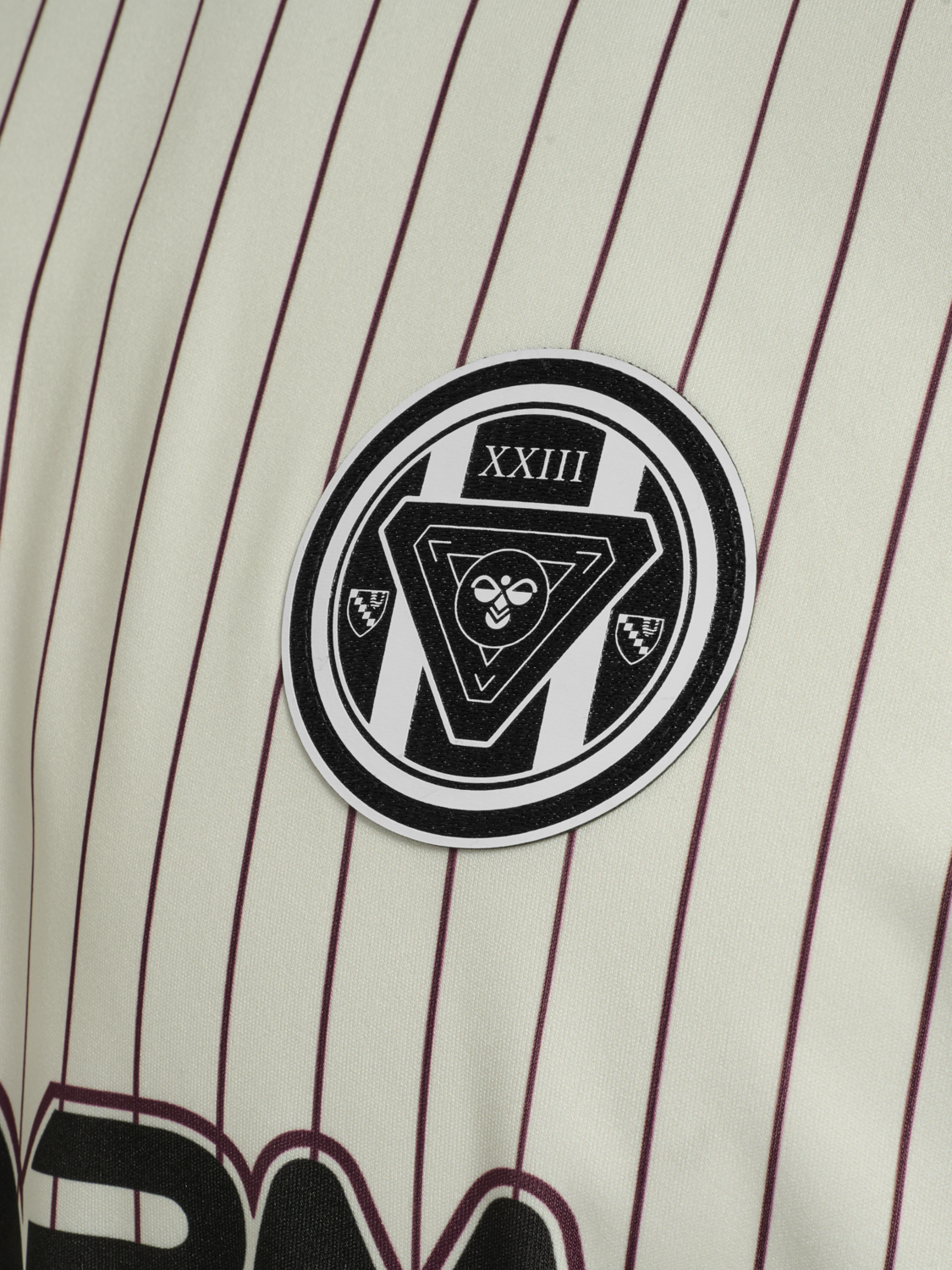 hmlLOOSE JERSEY SS STRIPE TOPSCORER, TOFU, packshot