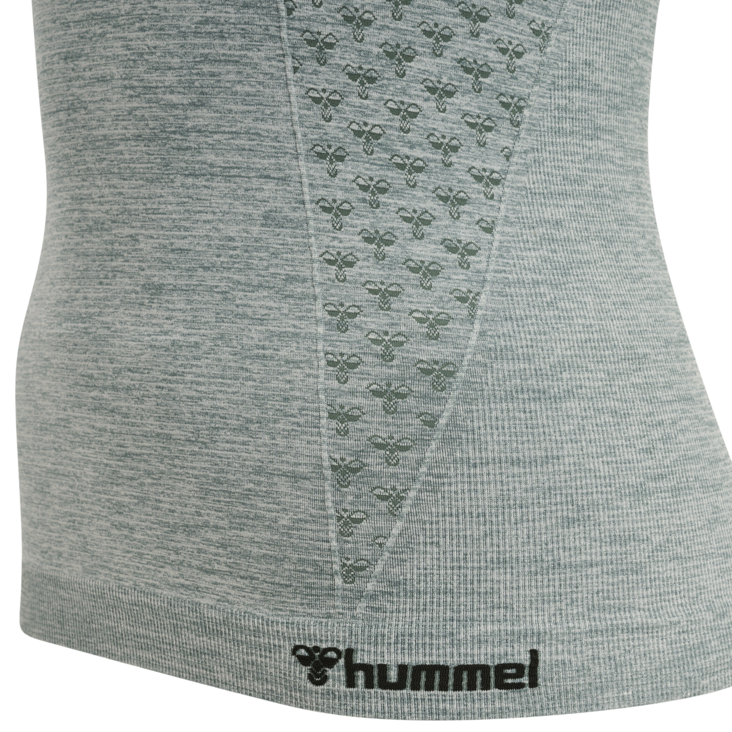 hmlCI SEAMLESS TOP, NORTH ATLANTIC MELANGE, packshot