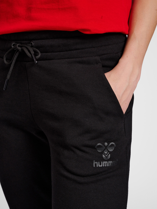 hmlNONI 2.0 TAPERED PANTS, BLACK, model