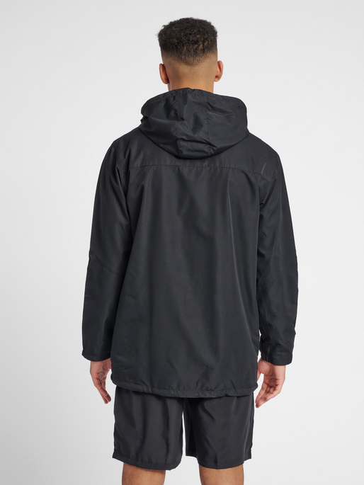 hmlAUTHENTIC ALL-WEATHER JACKET, BLACK/WHITE, model
