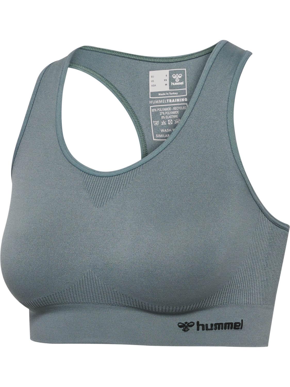 hmlTIF SEAMLESS SPORTS TOP, BALSAM GREEN, packshot