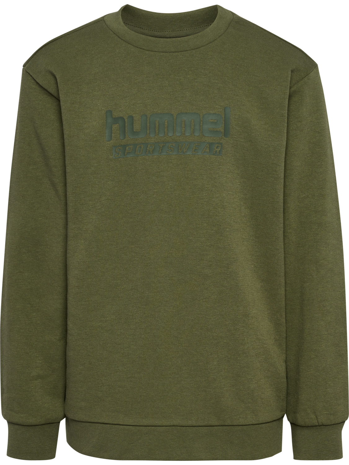 hmlJR BASE SWEATSHIRT, WINTER MOSS, packshot