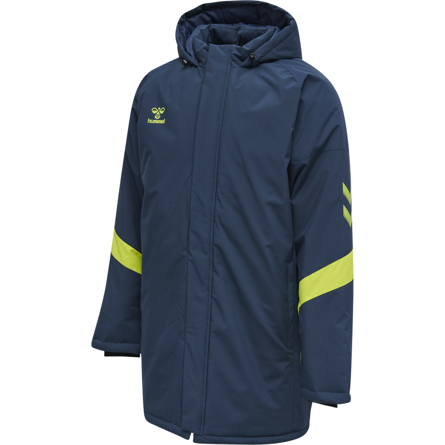 hmlLEAD BENCH JACKET, DARK DENIM, packshot