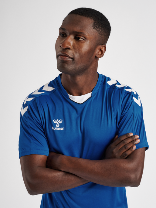 hmlCORE XK POLY JERSEY S/S, TRUE BLUE, model