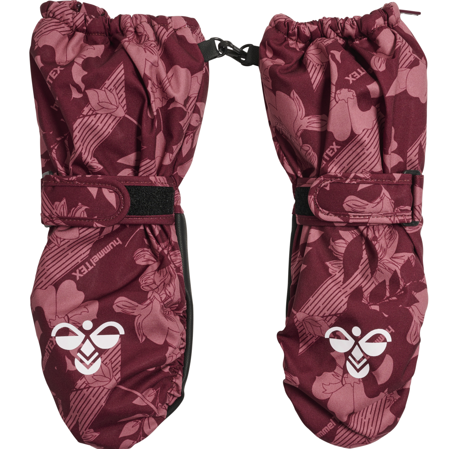 hmlSEAL MITTENS, WINDSOR WINE, packshot