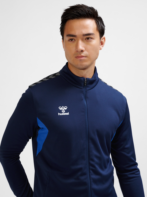 hmlAUTHENTIC PL ZIP JACKET, MARINE, model