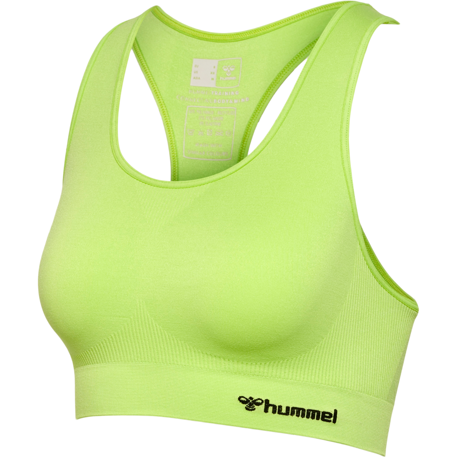 hmlTIF SEAMLESS SPORTS TOP, SHARP GREEN, packshot