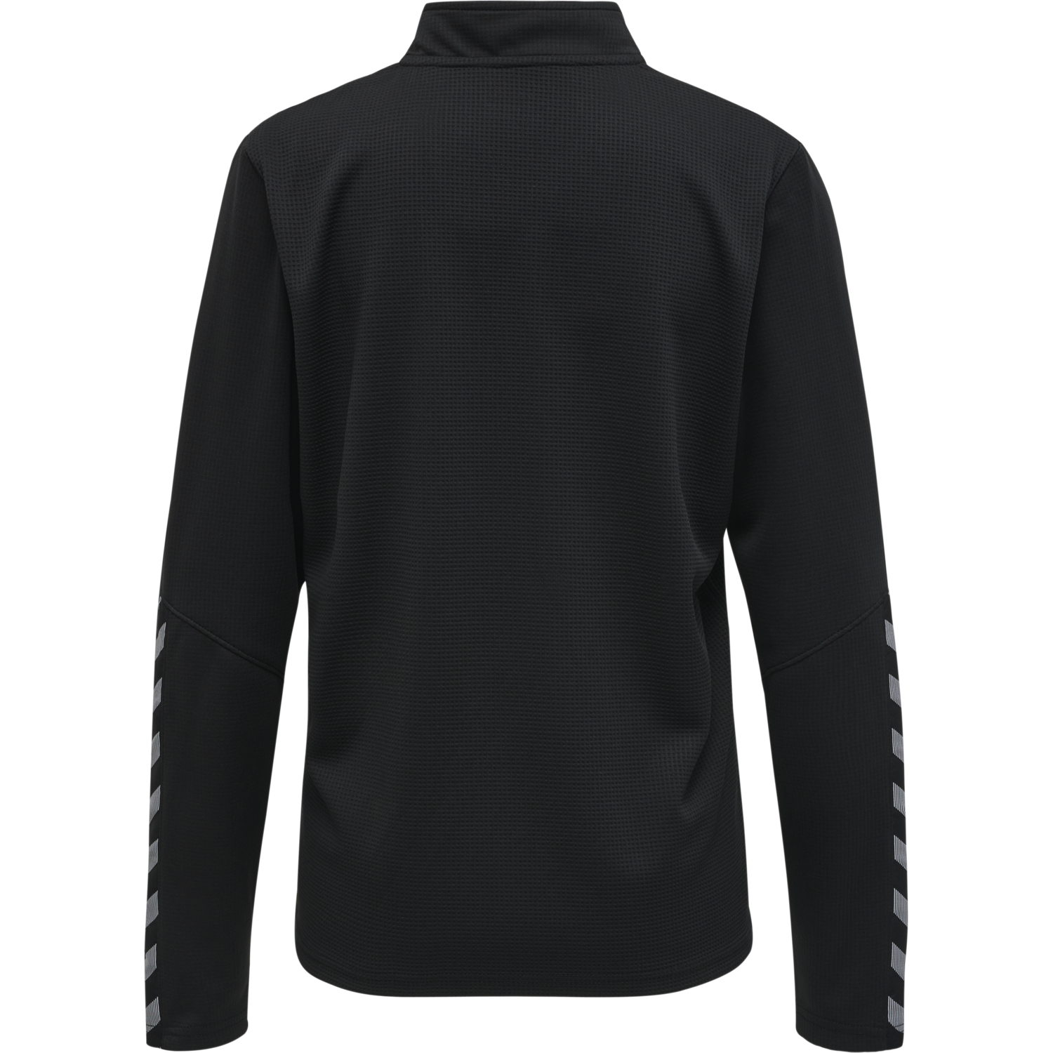 hmlAUTHENTIC HALF ZIP SWEATSHIRT WO, BLACK/WHITE, packshot