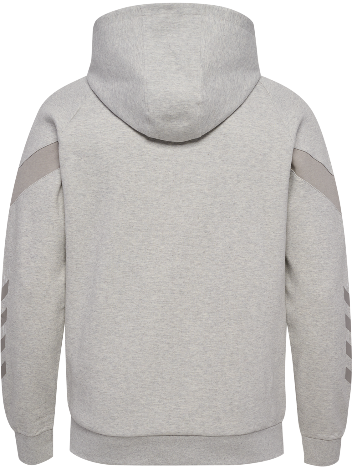 hmlTRAVEL ZIP HOODIE, LIGHT GREY MELANGE, packshot