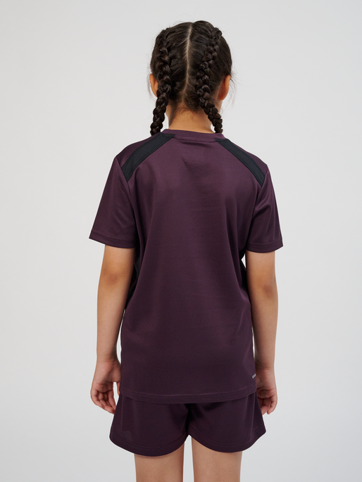 hmlMULTI PL JERSEY KIDS, PLUM PERFECT, model