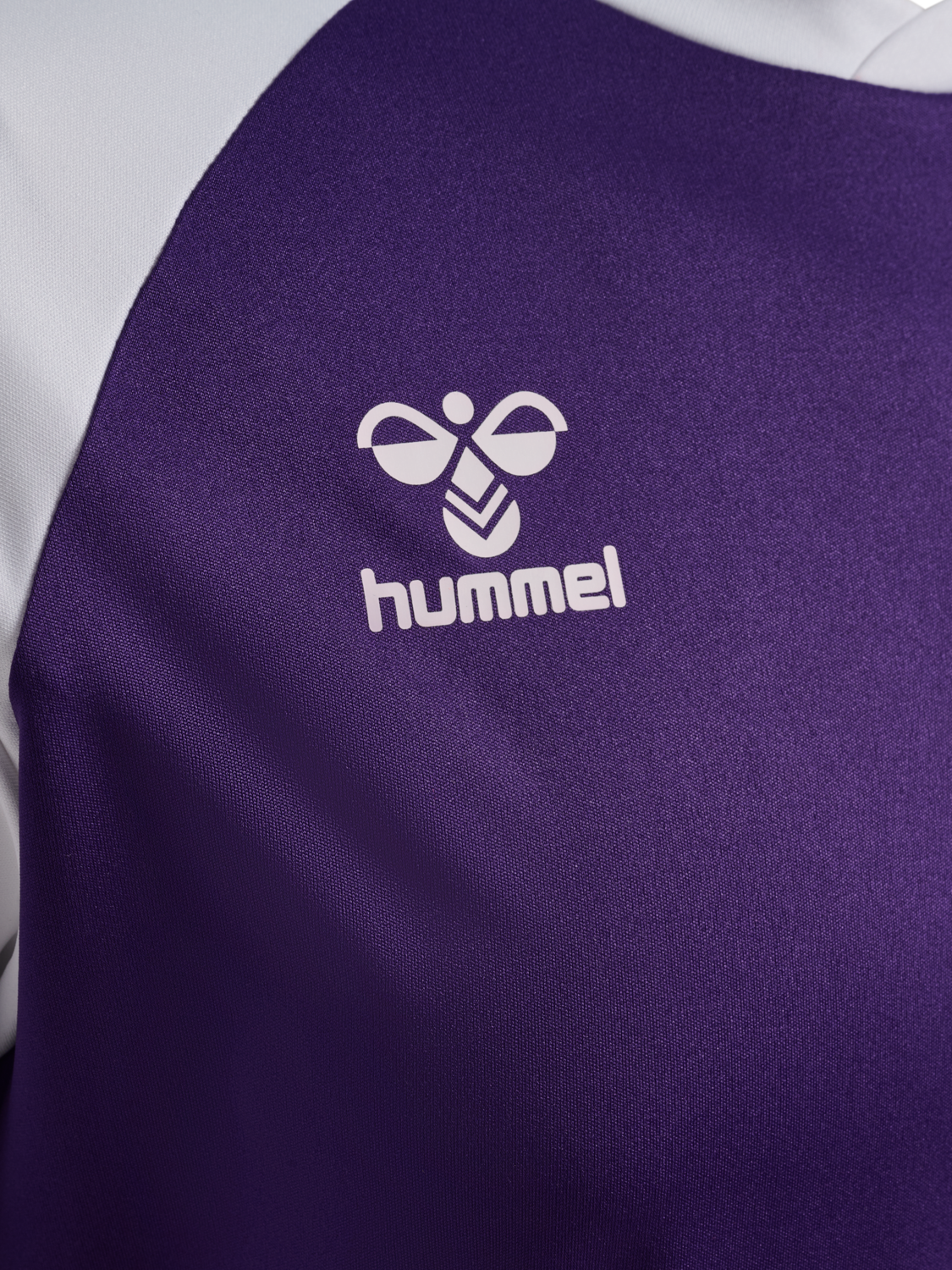 hmlMATCH LEAGUE JERSEY S/S, ACAI/WHITE, packshot
