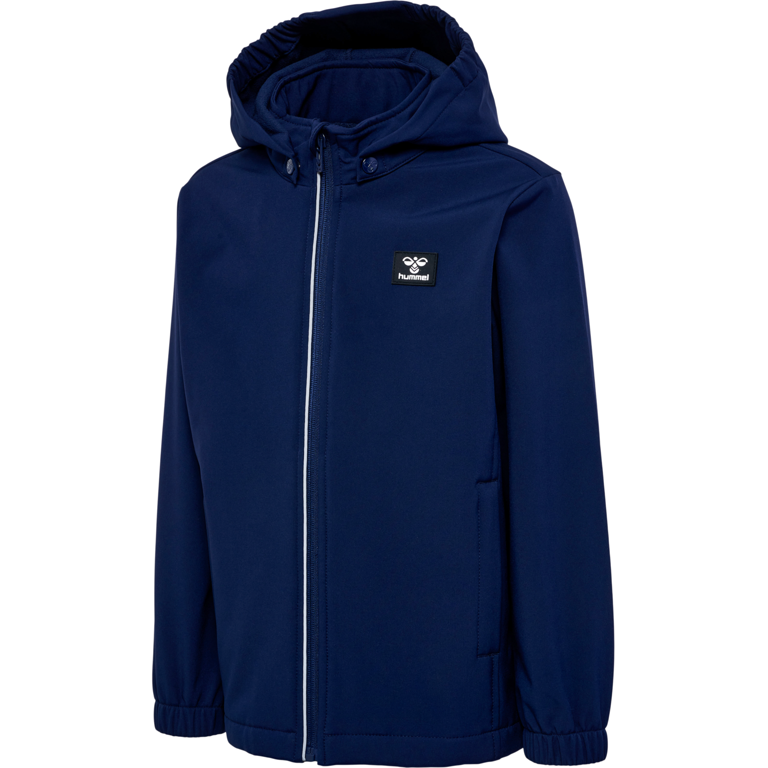 hmlMARS SOFTSHELL JACKET, BLACK IRIS, packshot