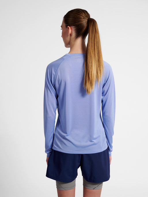 nwlBEAT W T-SHIRT L/S, ACTIVE BLUE, model