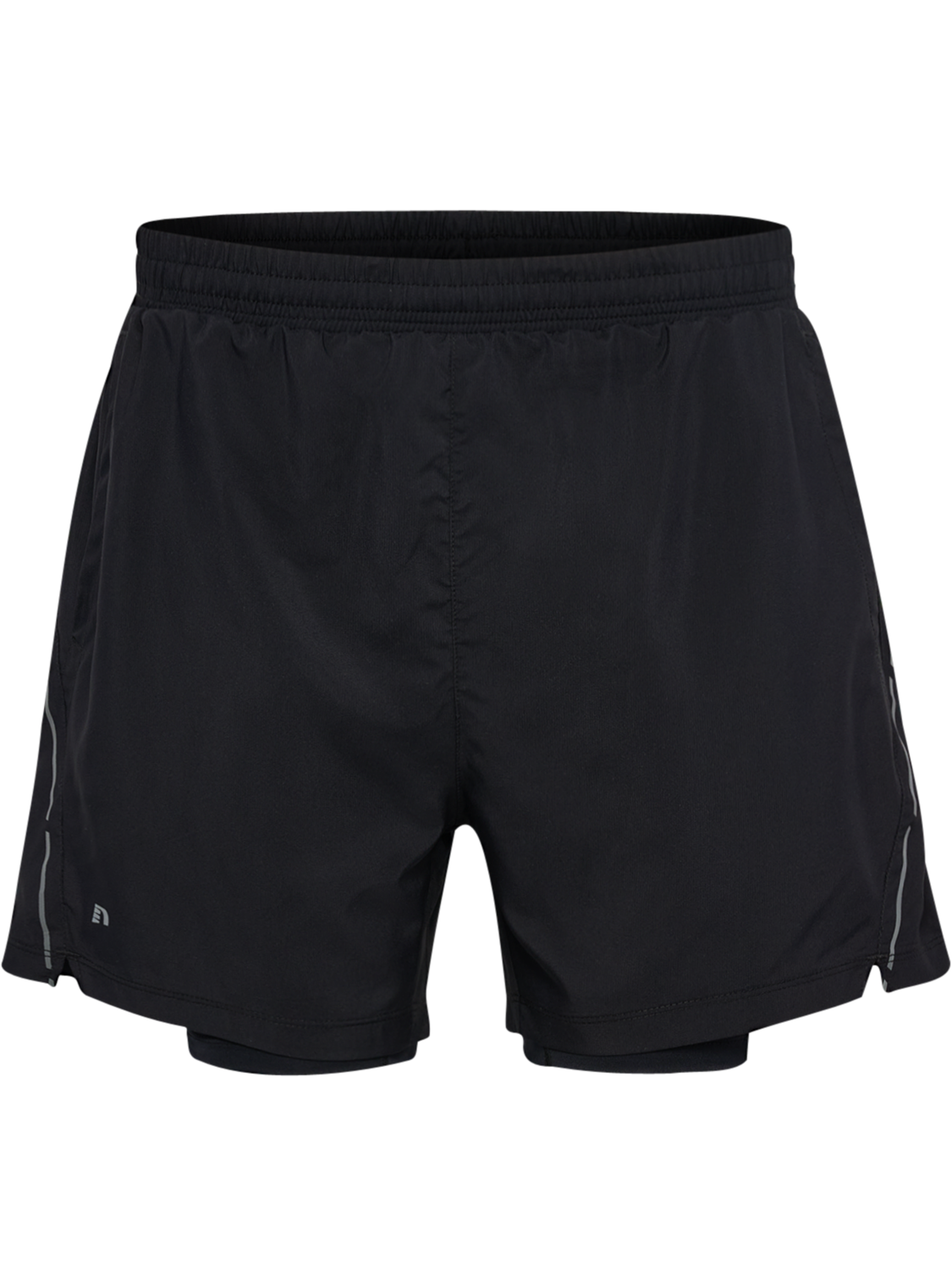 nwlFAST 2IN1 W SHORTS, BLACK, packshot