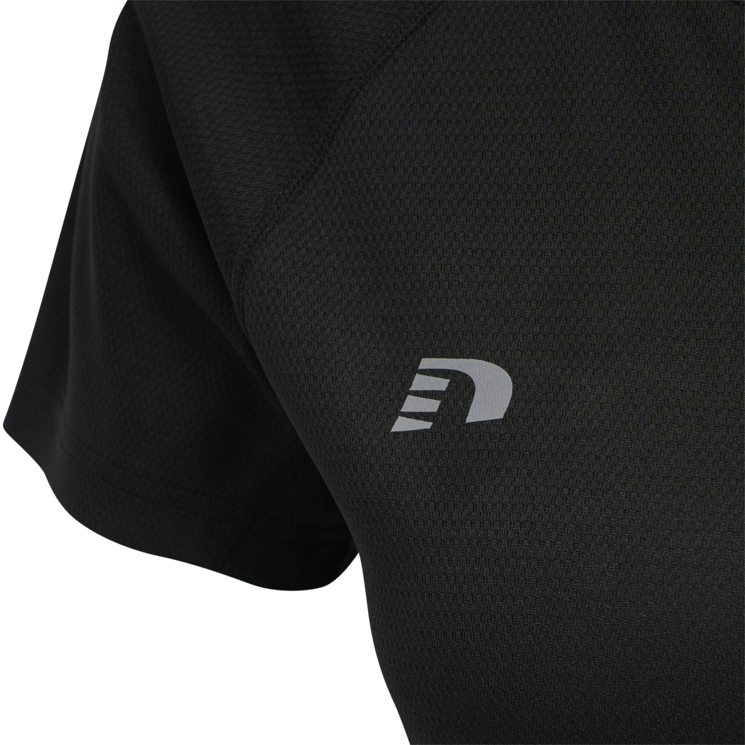 WOMEN CORE RUNNING T-SHIRT S/S, BLACK, packshot