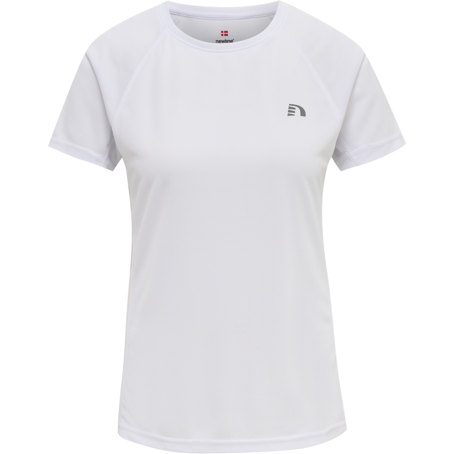 WOMEN CORE RUNNING T-SHIRT S/S, WHITE, packshot