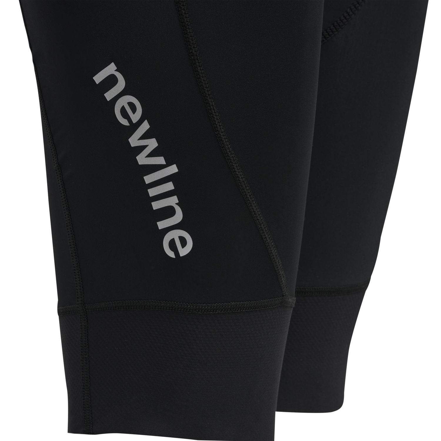 WOMENS CORE BIKE PANEL BIB SHORTS, BLACK/WHITE, packshot