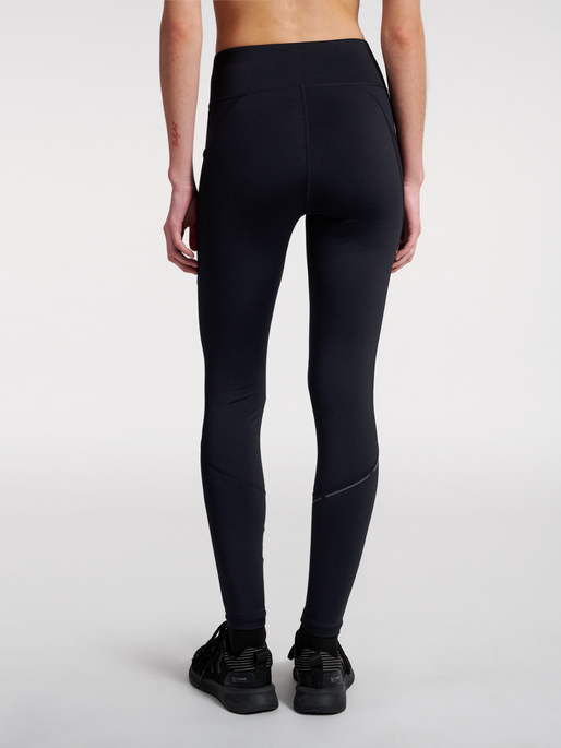 nwlRACE HIGH WAIST POCKET W TIGHTS, BLACK, model