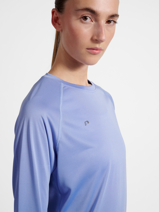 nwlBEAT W T-SHIRT L/S, ACTIVE BLUE, model